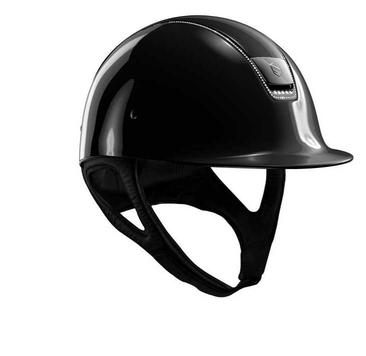 Samshield Reithelm Glossy blk 255SwC bc L 57-61 mit Dressura