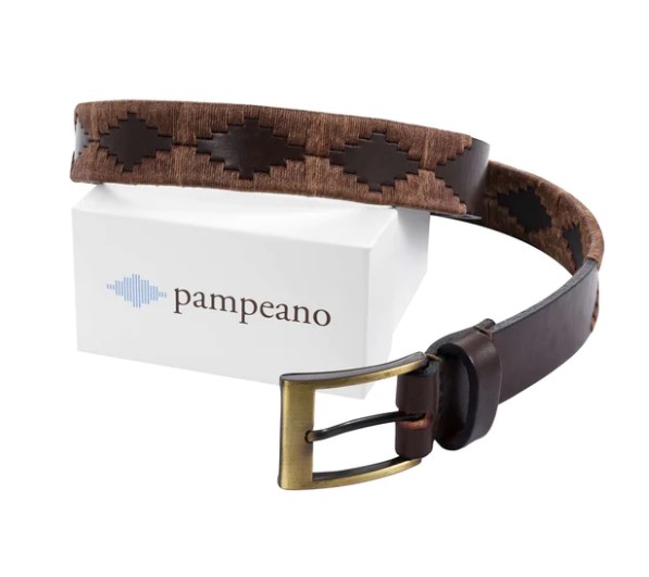 Pampeano Gürtel Premium 90 brown label