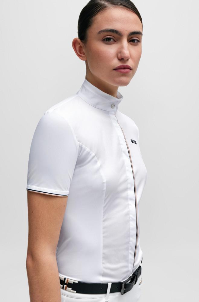 Boss Equestrian ELISA Turnierbluse White XL