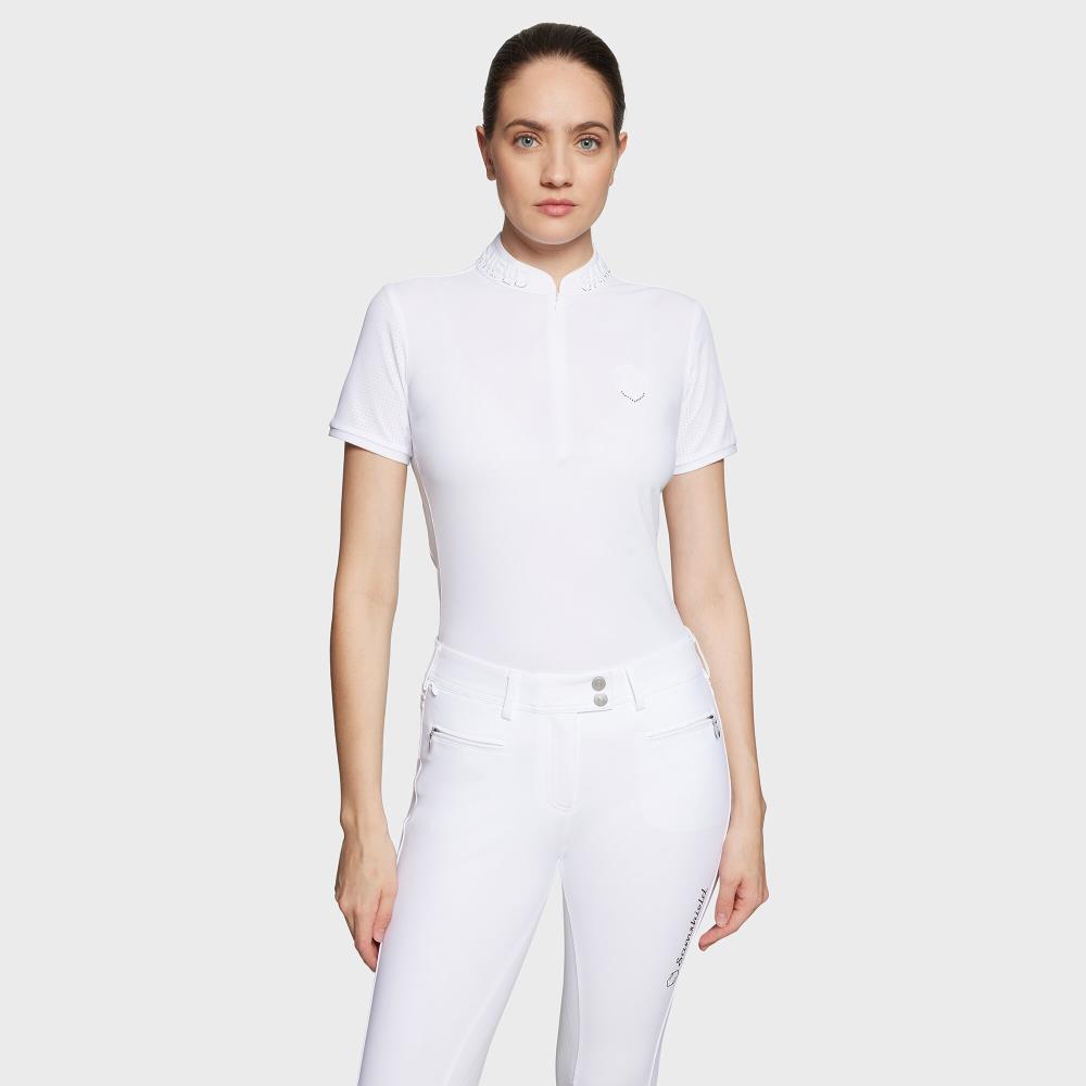 Samshield PALOMA Kurzarm Turniershirt SS25 white XXS