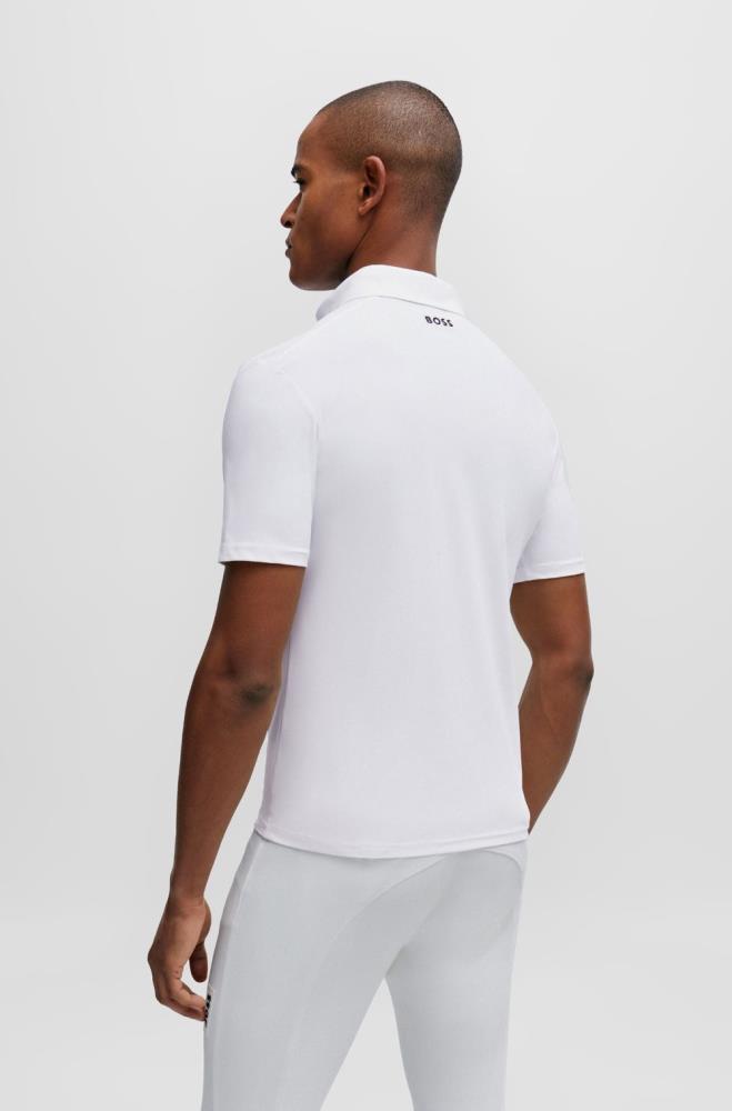Boss Equestrian MARTY Signature Stripe Turniershirt White XL