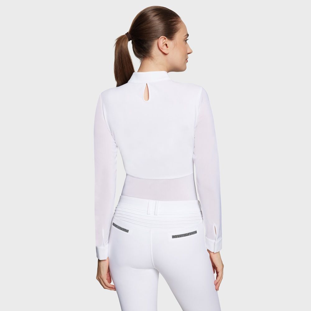 Samshield Turnier LS ALOISE BOREAL SS25 white XXS