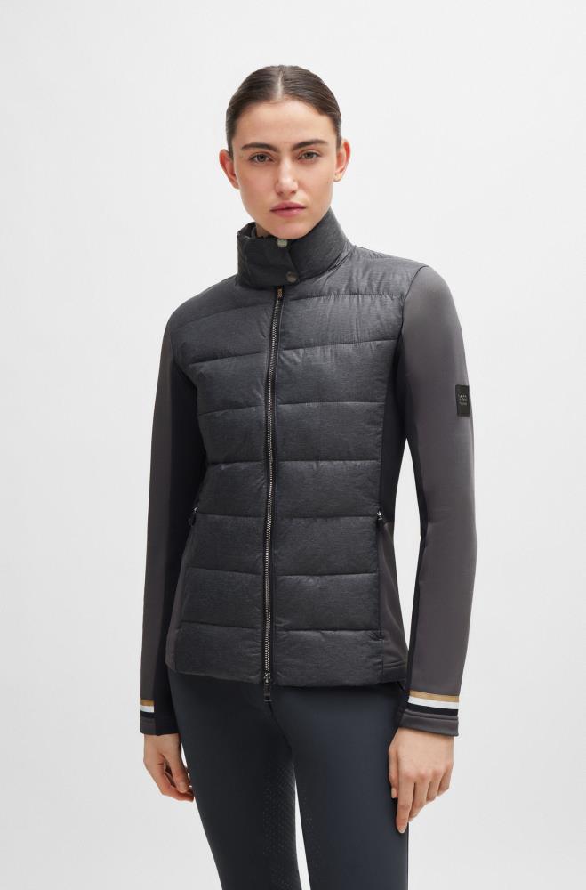 Boss Equestrian Jacke Hybrid Puffer Ruby grey Boss Equestrian Jacke Hybrid Puffer Ruby grey