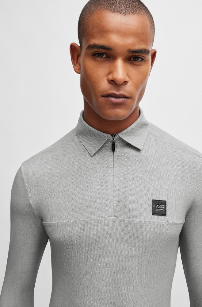 Boss Equestrian Training Shirt Elton LS light grey M