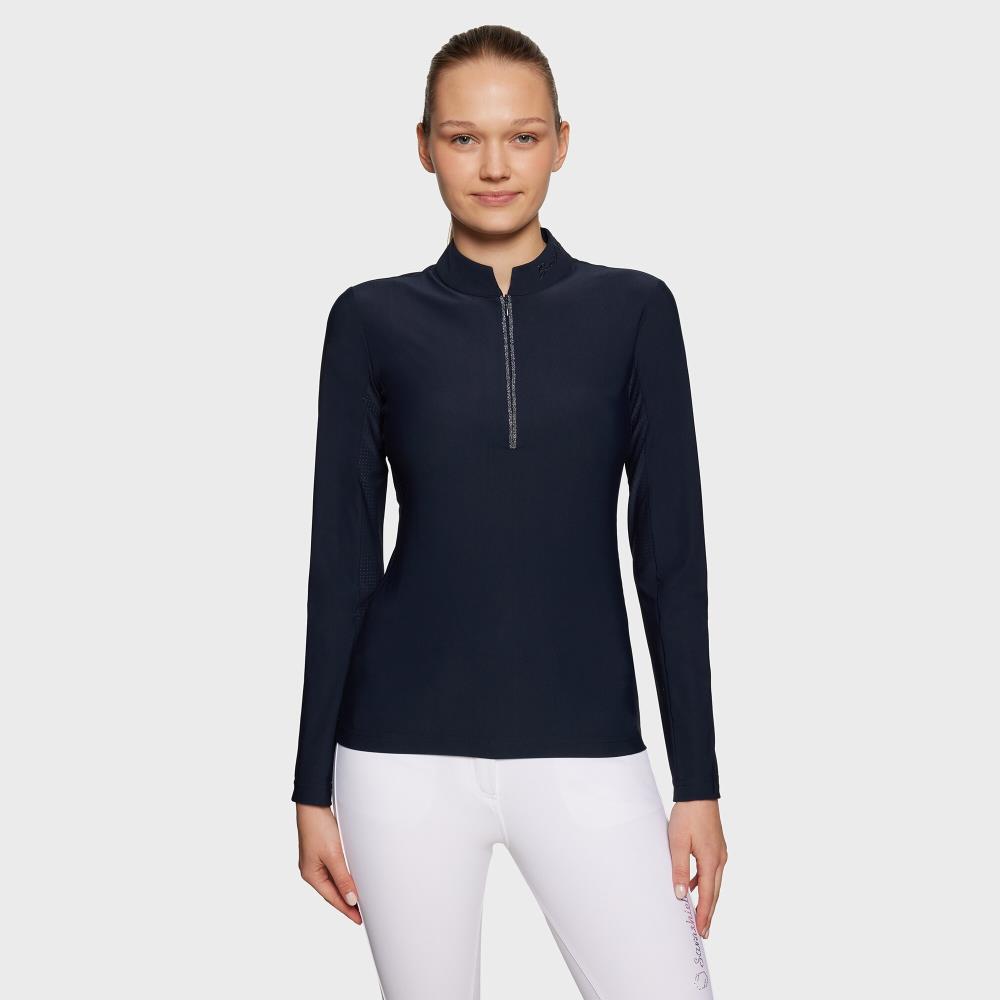 Samshield BRUNELLA LS Trainingspolo SS25 white S