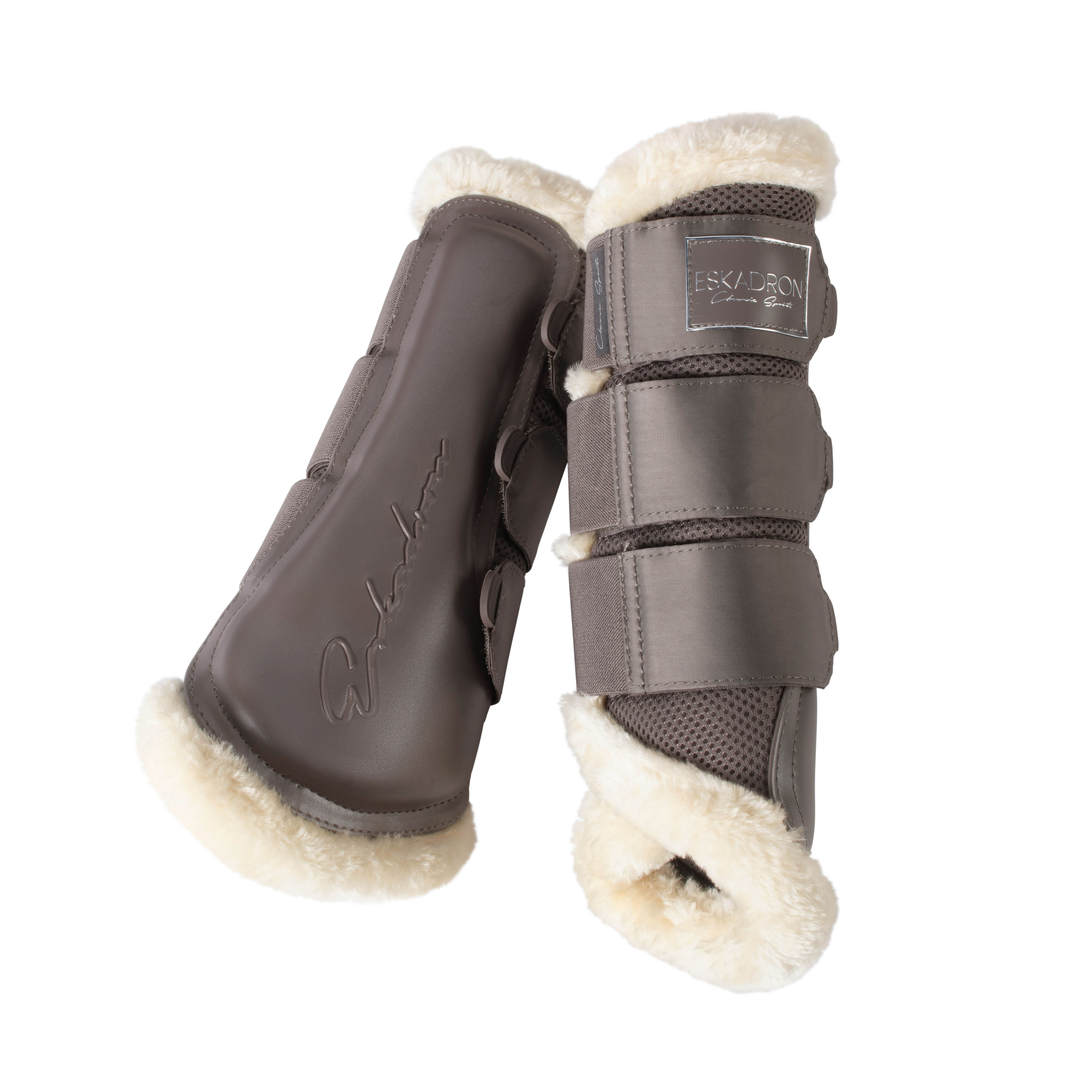 ESKADRON Gamaschen MESH FAUXFUR fossil XL