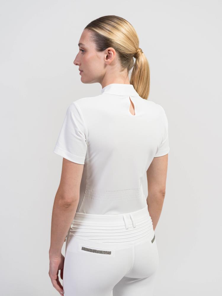 Samshield Turniershirt LOISE CRYSTAL LEAF FW23 white XL