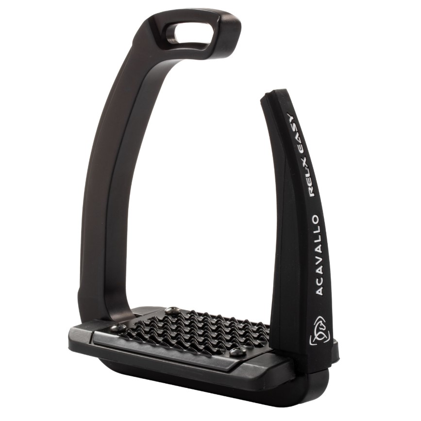 Acavallo Steigbügel REL-X EASY total black