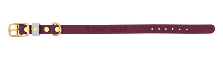 Dogstyler Hundehalsband Biothane Forest beere/flieder XS