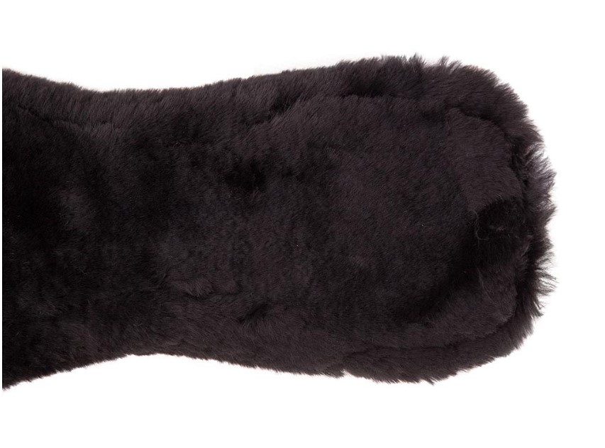 BR Dressurgurt Sheepskin schwarz/schwarz 70 cm