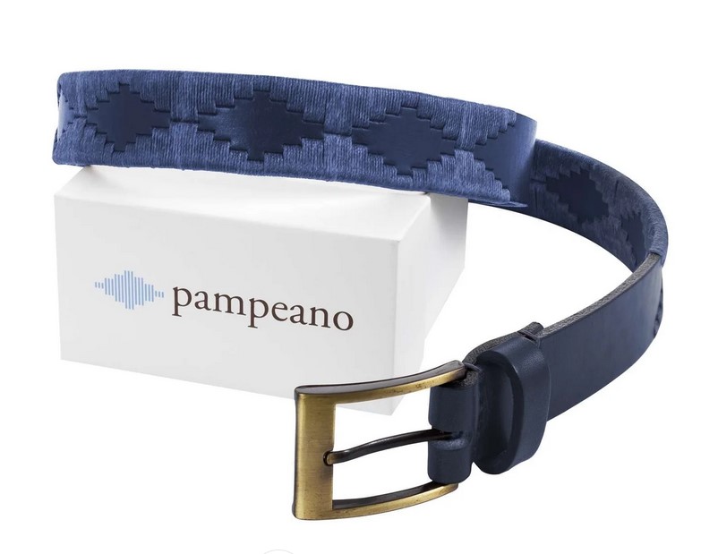 Pampeano Gürtel Premium 95 navy label