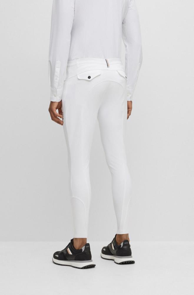 BOSS Equestrian Reithose JAMES Kniegrip white M