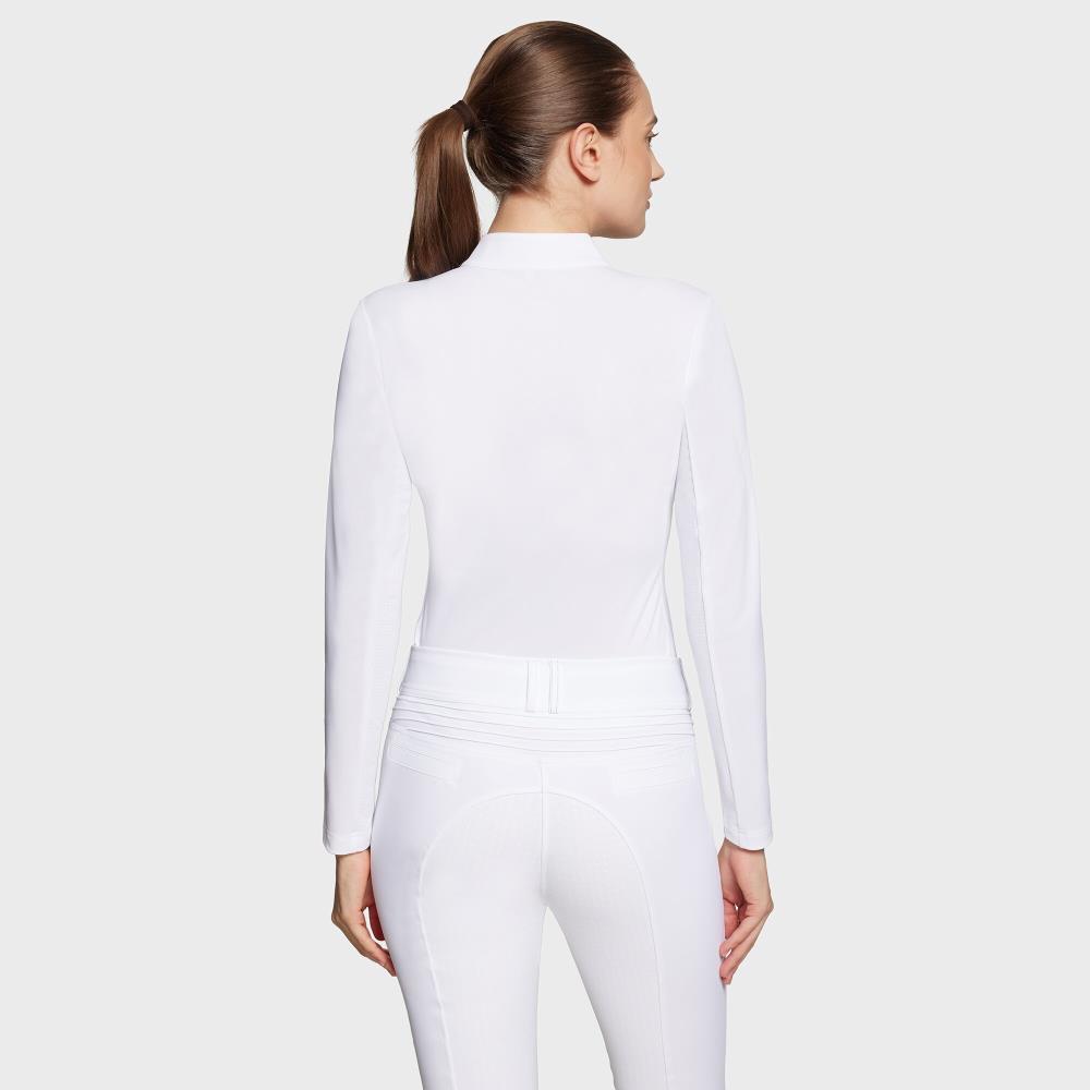 Samshield BRUNELLA LS Trainingspolo SS25 white S