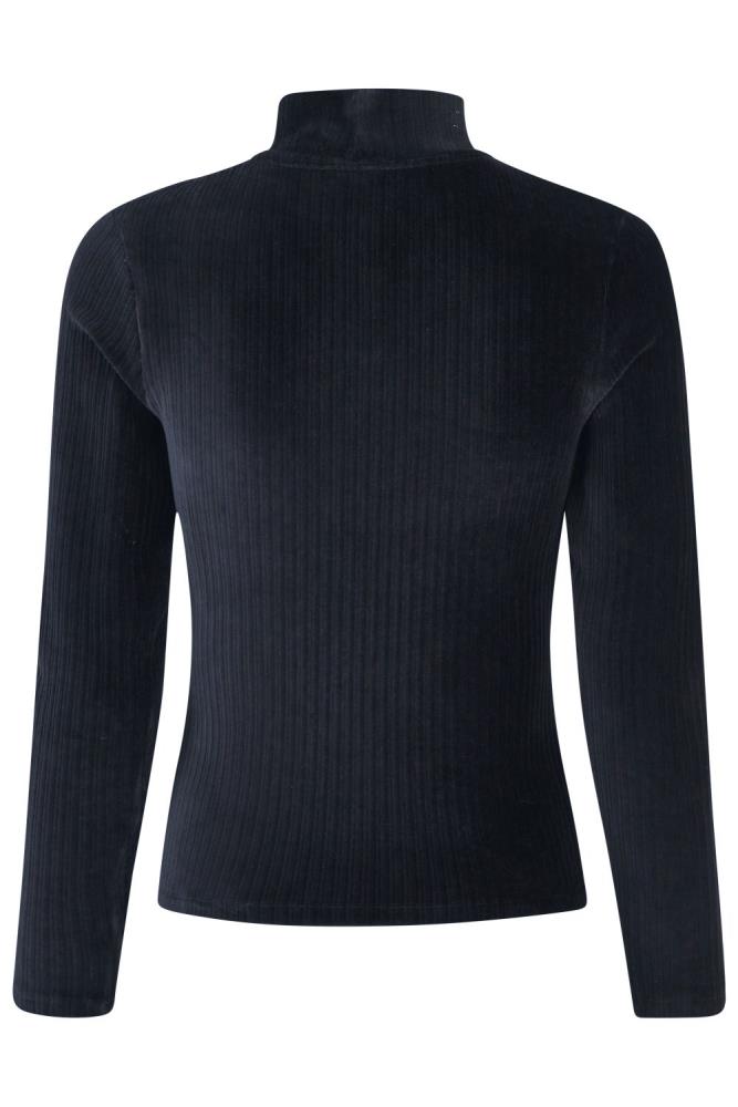 Pikeur Damen Rip Shirt 6277 Selection nightblue velvet 36