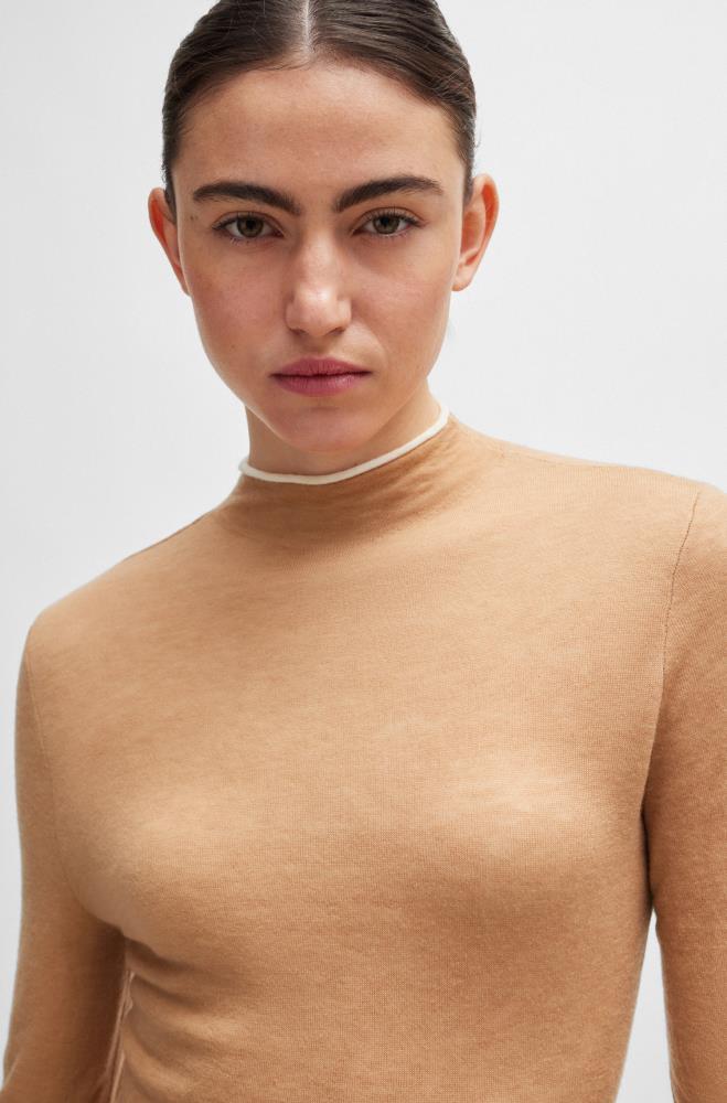 Boss Equestrian Rollkragenpullover May soft camel XXS