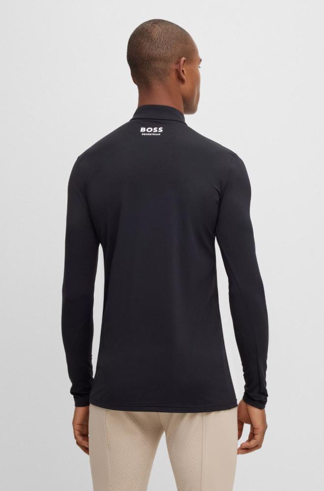 BOSS Equestrian Trainings Shirt ETHAN SIGNATURE black L