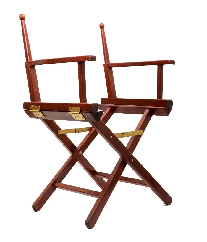 One Equestrian Regiestuhl hoch braun