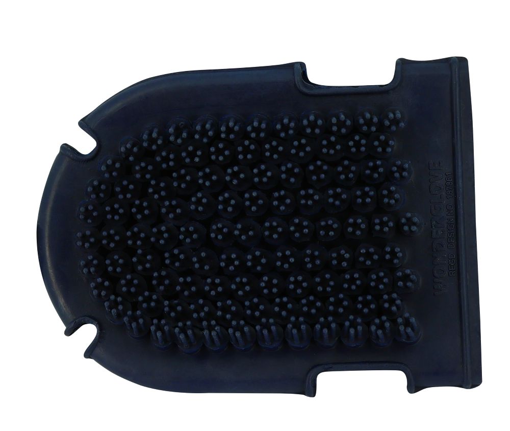 Striegelhandschuh + Bürste