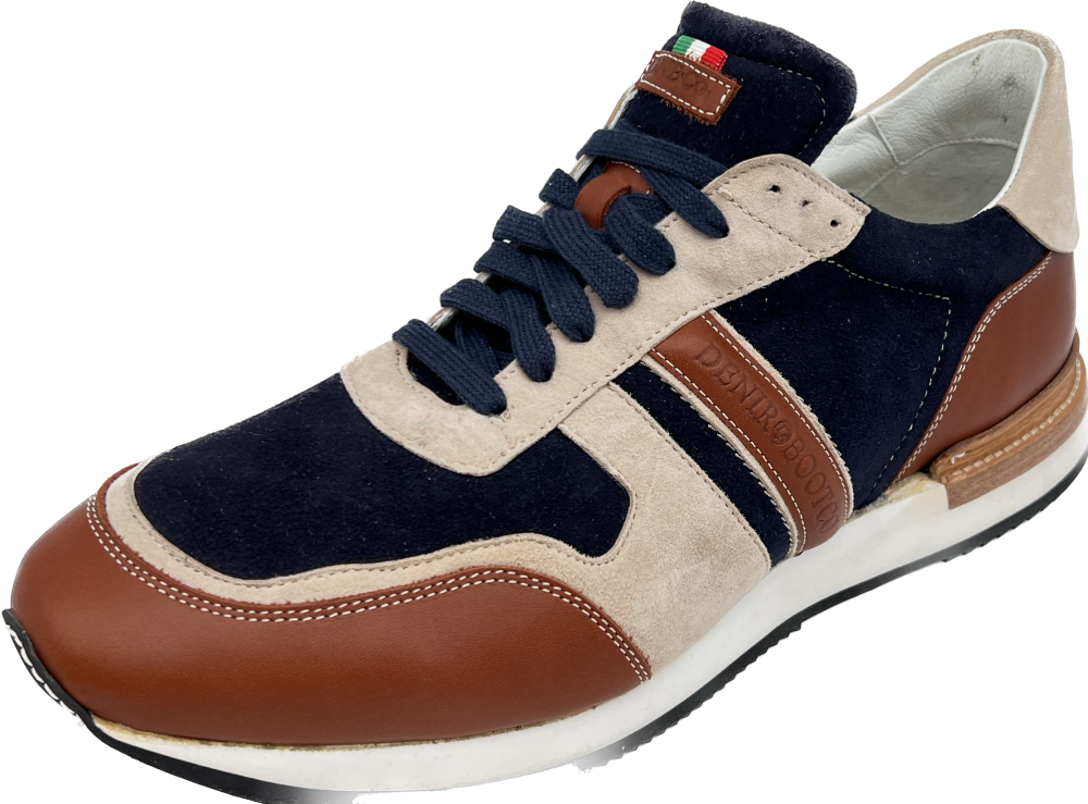 DeNiro Sneaker cam.blue,cam.beige, wrBrdy