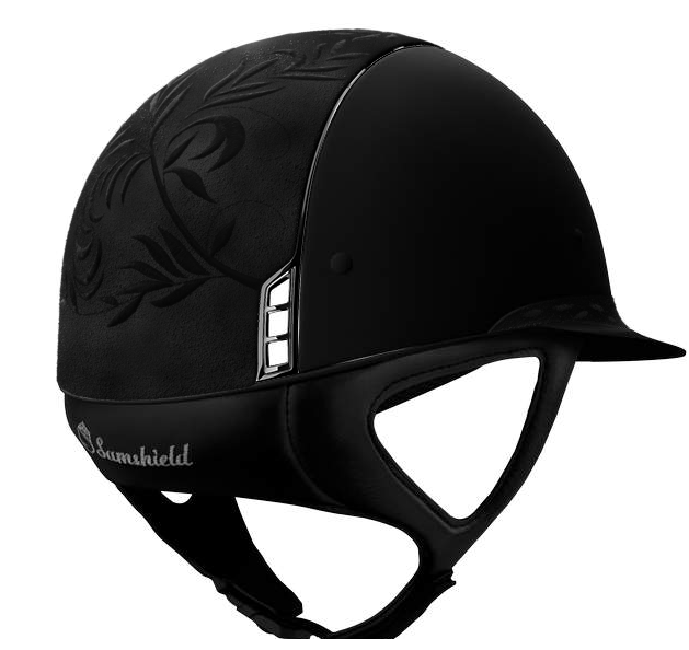 Samshield Reithelm SHD blk Miss Flower Embroidery blk S 52-5