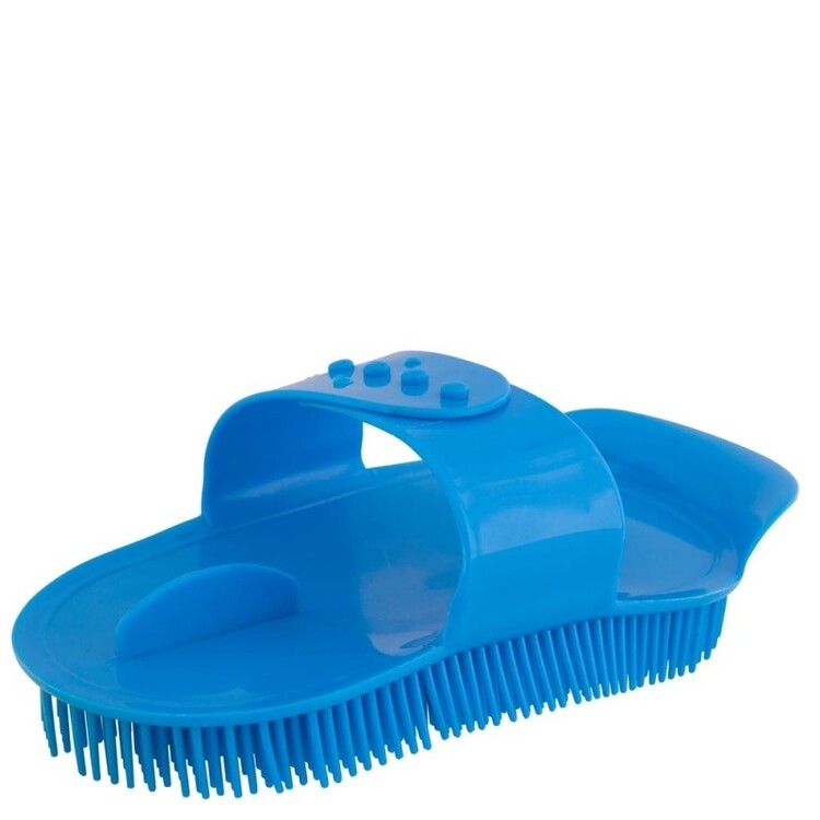 Striegel Sarvis Plastik verstellb. Griff gross blau Striegel Sarvis Plastik verstellb. Griff gross blau