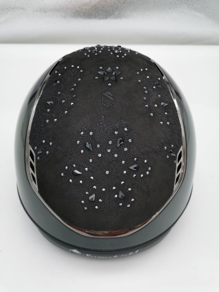 Samshield Reithelm 2.0 Miss Glossy blk L 57-61 mit Dressurau