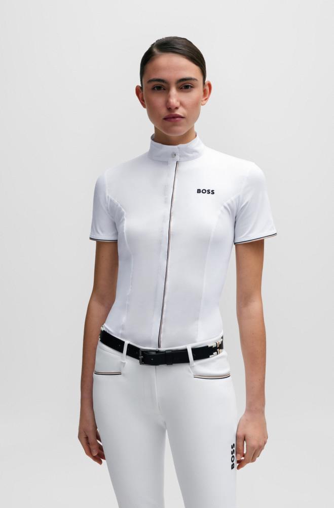 Boss Equestrian ELISA Turnierbluse White XL