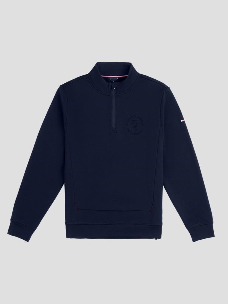 Tommy Hilfiger Sweatshirt DALLAS 1/4 Zip Desert Sky S