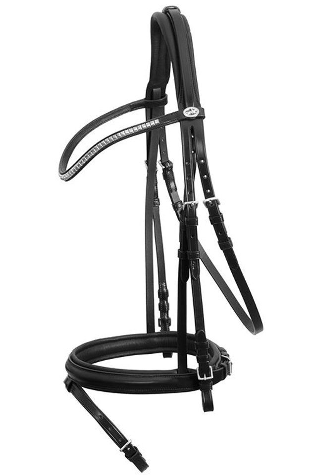 Schockemöhle Sports Trense Colombo black/silver WB