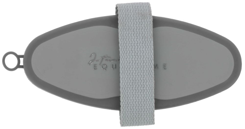 Je t`aime EQUITHÈME Strass Kardätsche grau