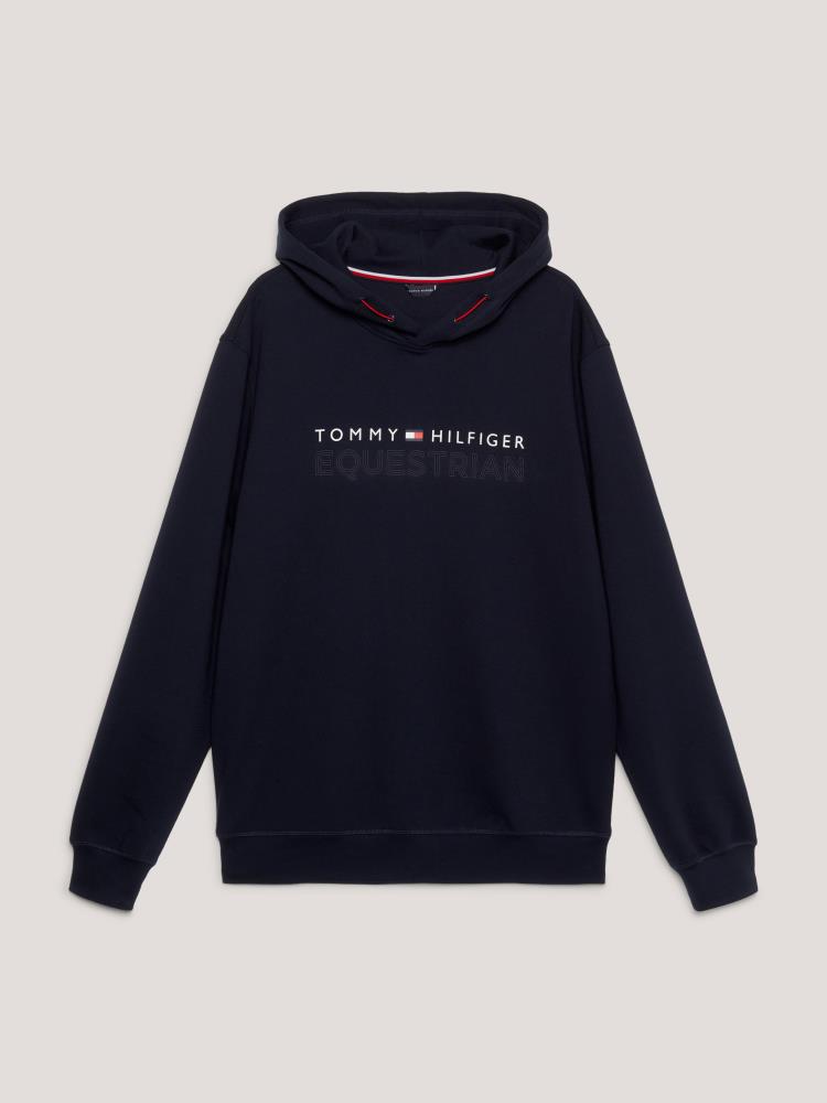 TH Fleece Hoody LONDON Logo Desert Sky M