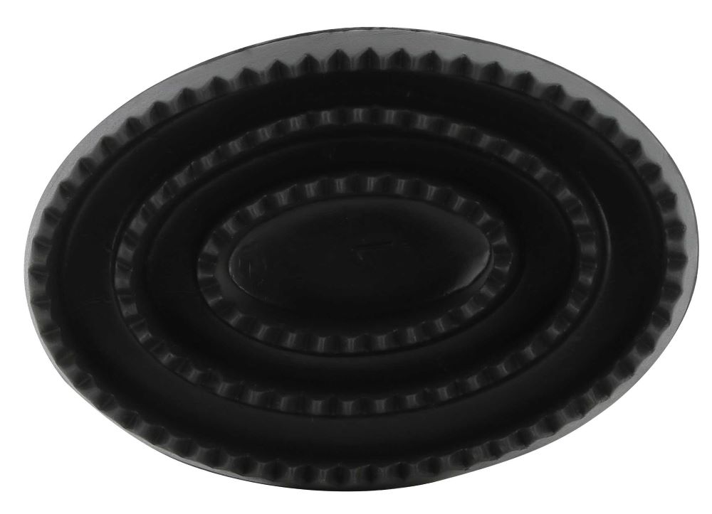 Hippotonic Gummistriegel oval schwarz Hippotonic Gummistriegel oval schwarz
