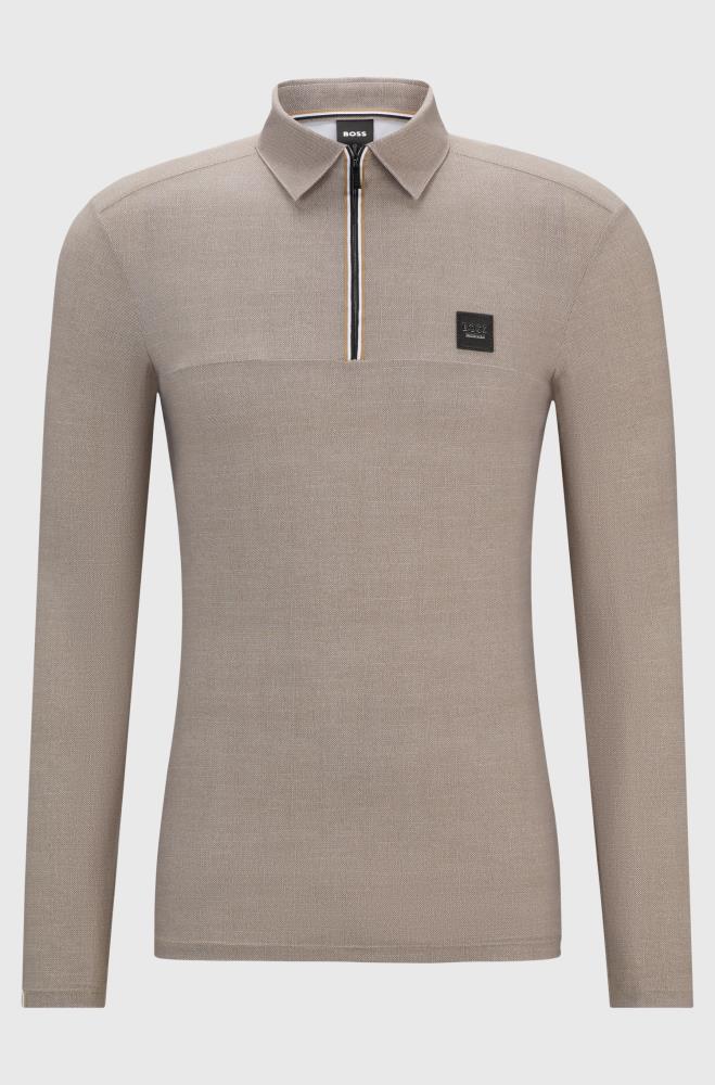 Boss Equestrian Training Shirt Elton LS camel Boss Equestrian Training Shirt Elton LS camel
