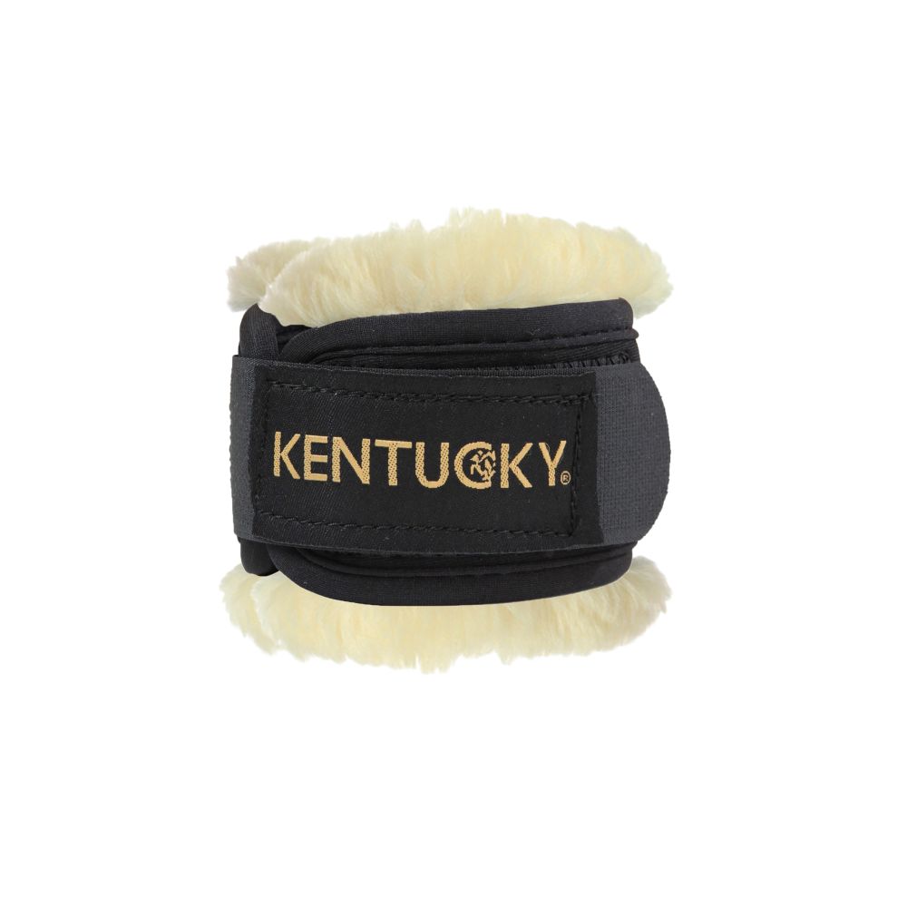 Kentucky Lammfell Fesselschutz schwarz Kentucky Lammfell Fesselschutz schwarz