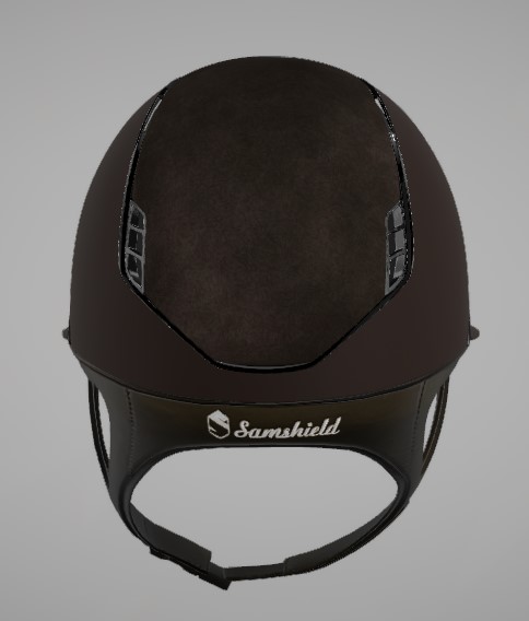 Samshield Reithelm 2.0 Miss SHD brw L 57-61 mit Dressuraussc