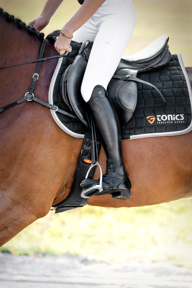 Tonics Lederreitstiefel Gravity black 38 41/35