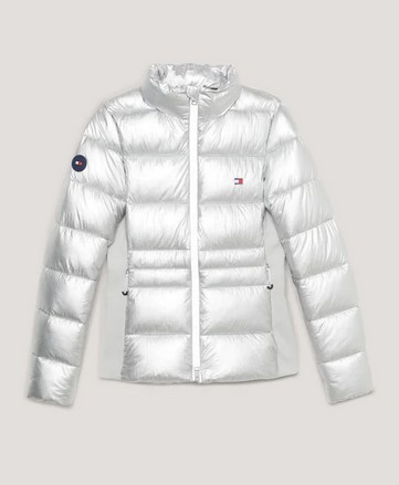 TH Puffer Jacke Silver M