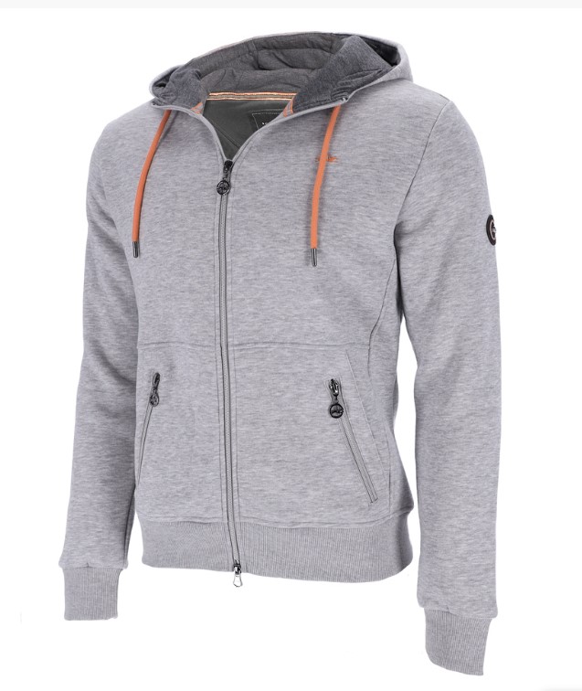 Schockemöhle Sports Herren Hoody Collin silver-melange XL