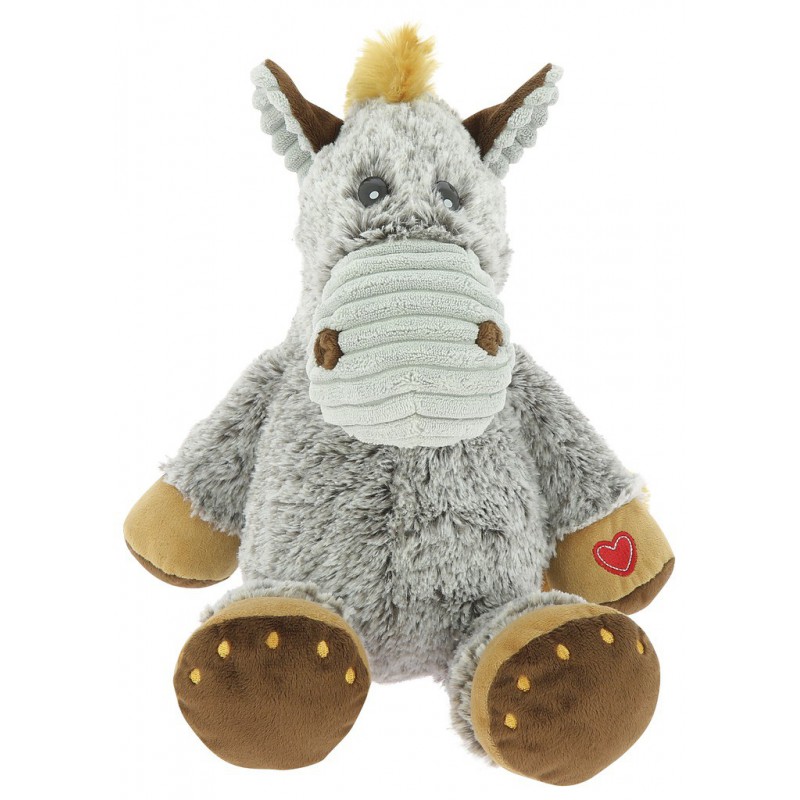 Ekkia Kids Plüsch-Esel 30 cm hellgrau