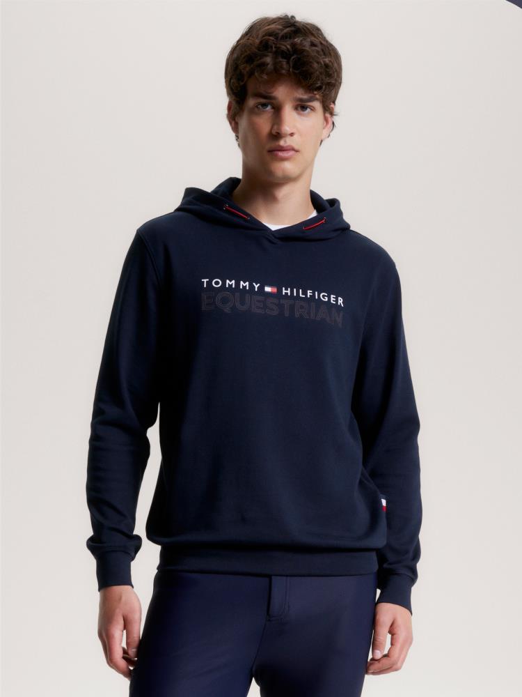 TH Fleece Hoody LONDON Logo Desert Sky M