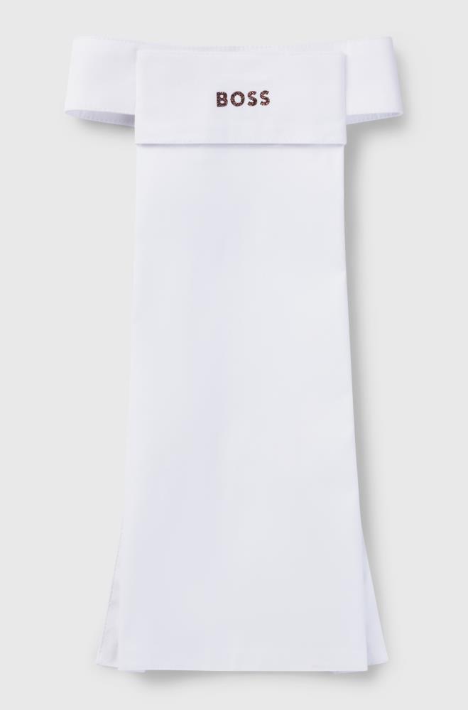 Boss Equestrian Plastron Glitter white Onesize Boss Equestrian Plastron Glitter white Onesize