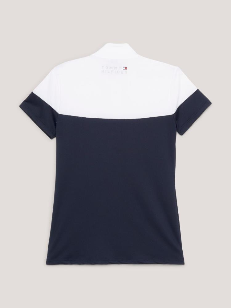 Tommy Hilfiger MADISON Kurzarm Turniershirt Desert Sky XS