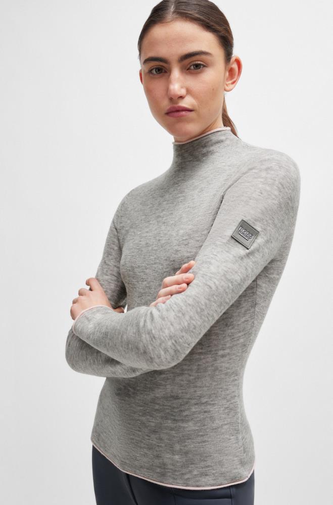 Boss Equestrian Rollkragenpullover May soft grey M