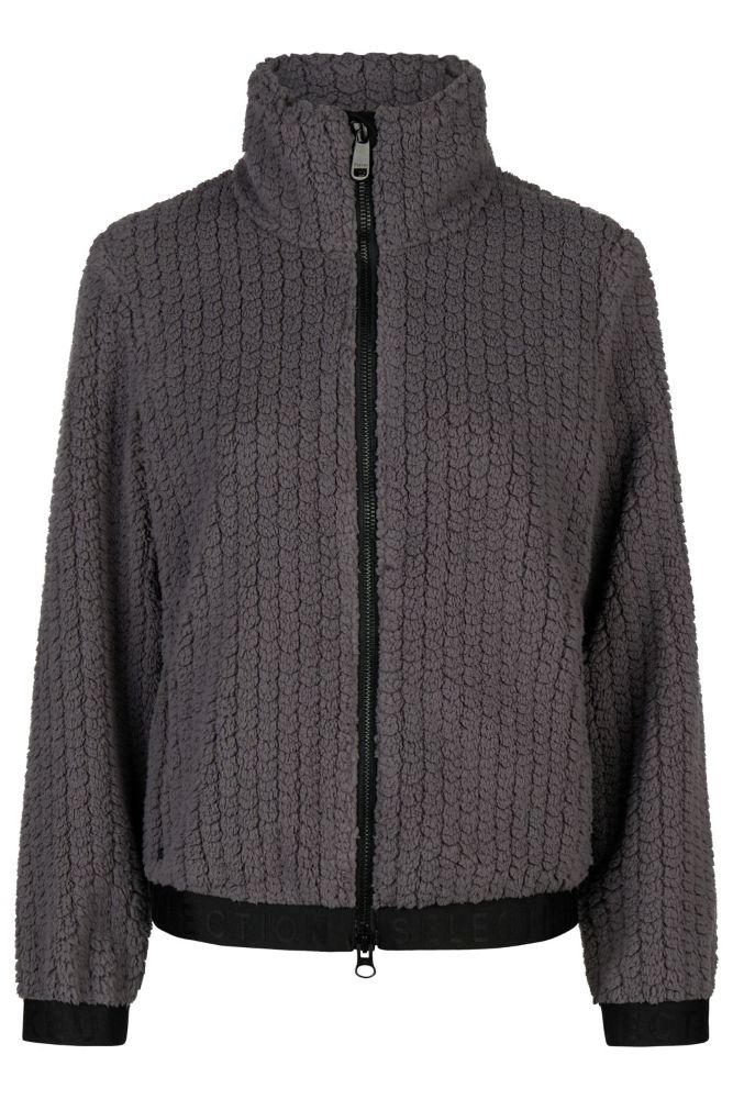 Pikeur VELVETKNIT JACKET Fleecejacke SL26 basalt grey 38