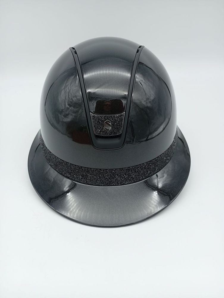 Samshield Reithelm 2.0 Miss Glossy blk S 52-56 mit Dressurau