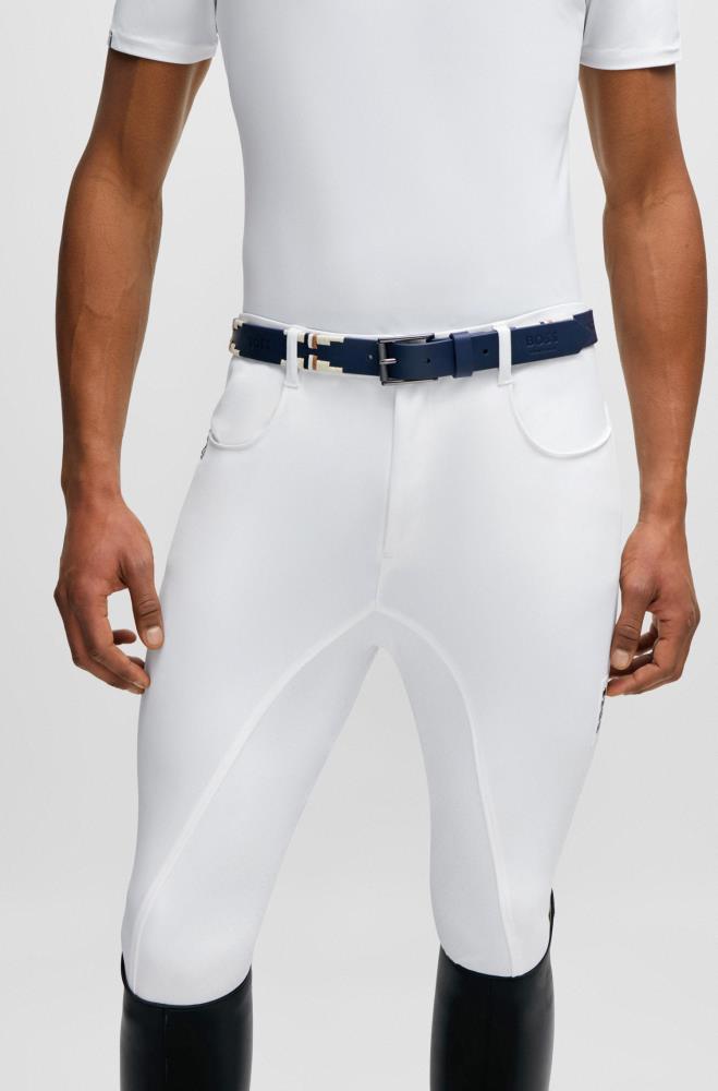 Boss Equestrian Polo Gürtel SIGNATURE Sky Captain 75 cm