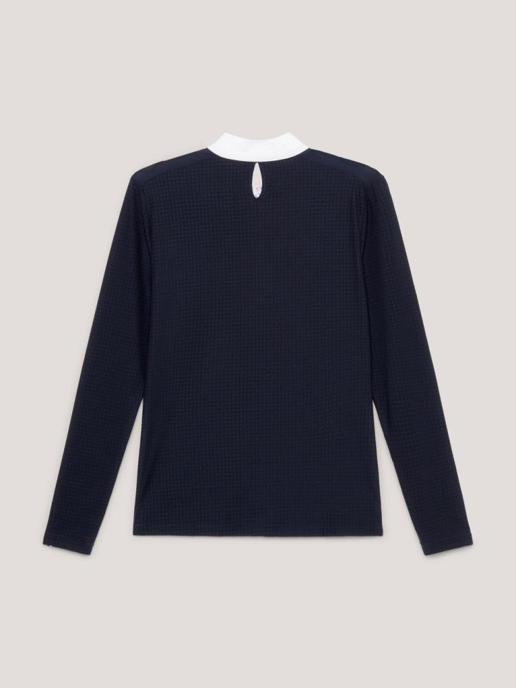 Tommy Hilfiger CHELSEA Cooling Langarm Turniershirt Desert S