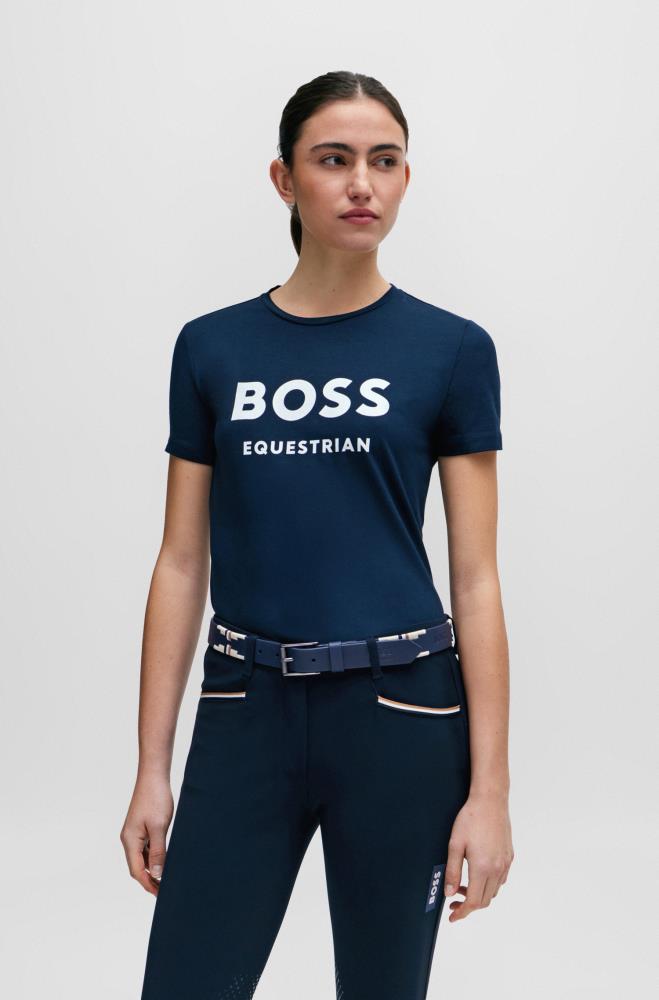 Boss Equestrian Polo Gürtel SIGNATURE Sky Captain 75 cm