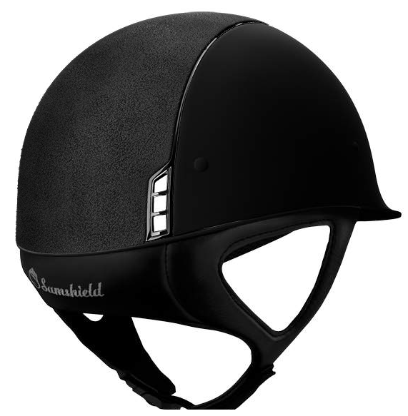 Samshield Reithelm SHD blk AlcBlk5SwJB cb M 55-58 mit Dressu